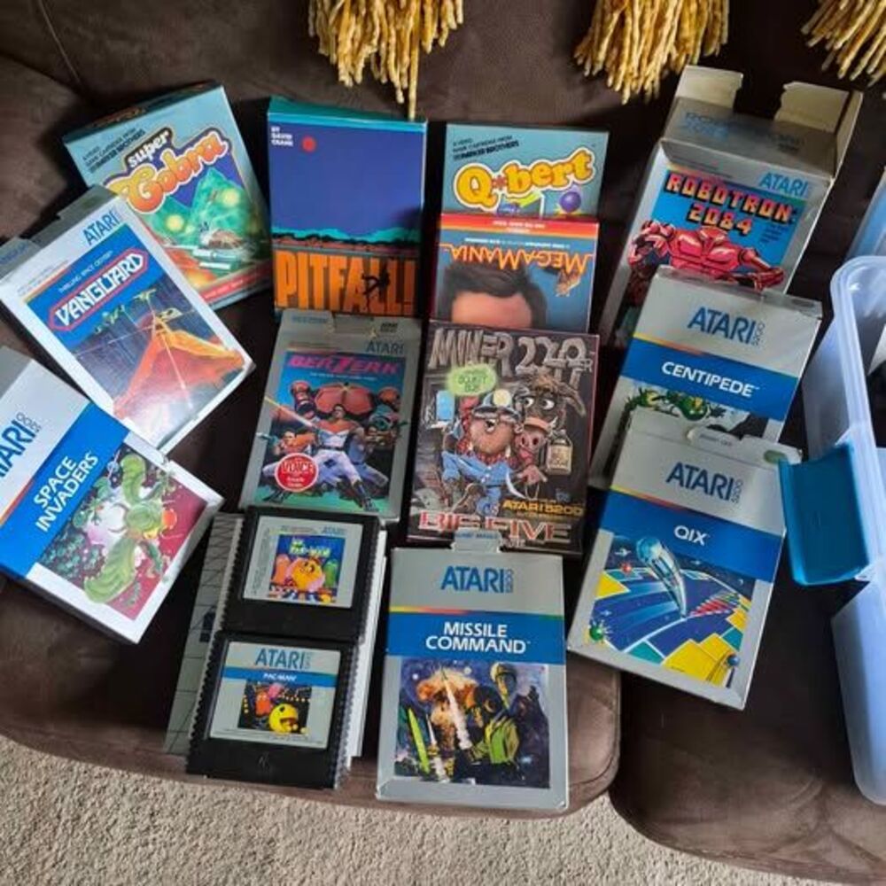 Atari 5200 SuperSystem Console w/ Games & Controllers and 14 games